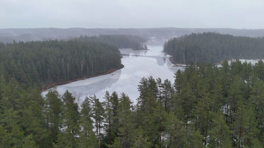 Frozen Lake Push-In, Isaberg / Hestra, Sweden