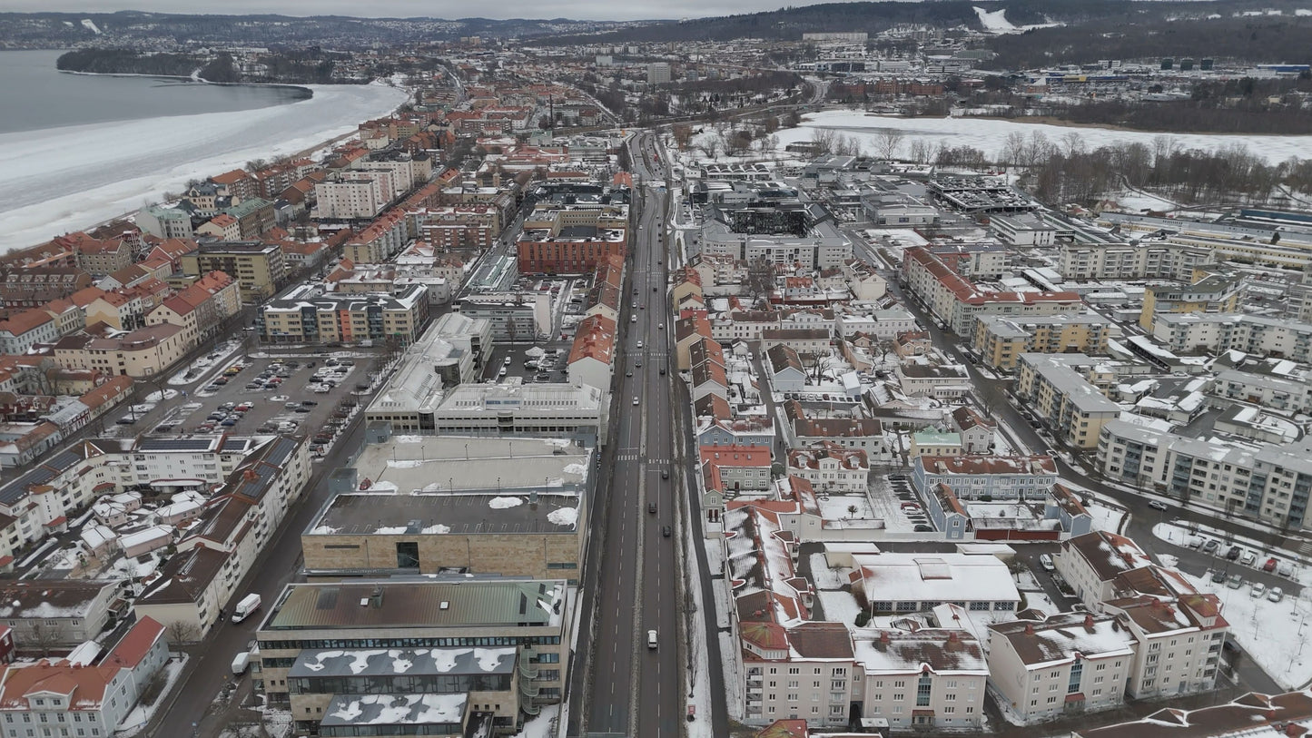 Winter Cityscape Jönköping, Sweden