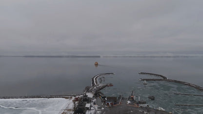 Winter Ferry Crossing on Scandinavian Waters, Sweden