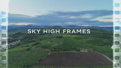 Vineyards Aerial, Soave Hills, Italy