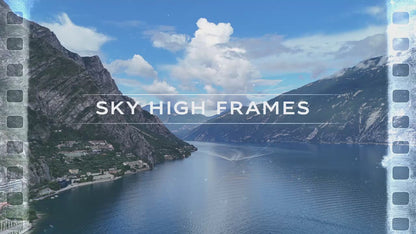 Lake Garda Cinematic Push-In with Boat, Italy